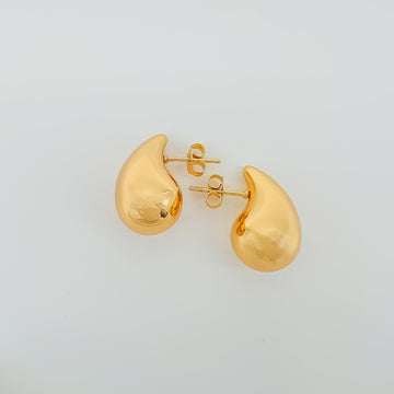 Arete gota dorada chica